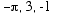 -Pi, 3, -1