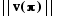 abs(abs(v(Pi)))