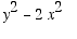 y^2-2*x^2